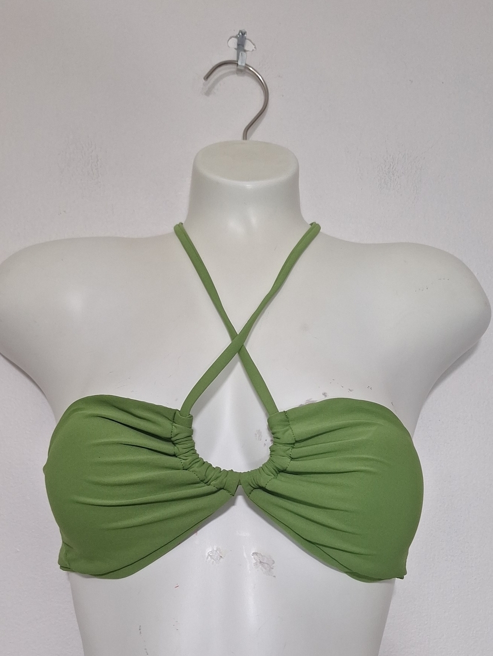 Green Triangle String Bikini Set - Picture 2 of 6